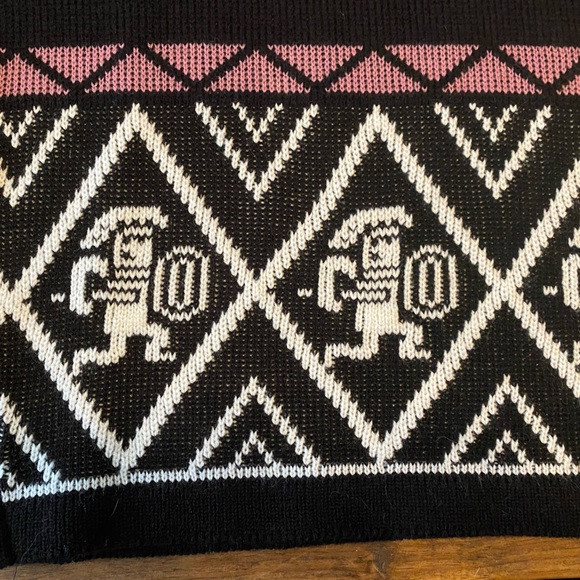 Vintage 80s 70s JC Louis Aztec Southwestern Boho Warm Cozy Sweater Rare Unique - Picture 4 of 15